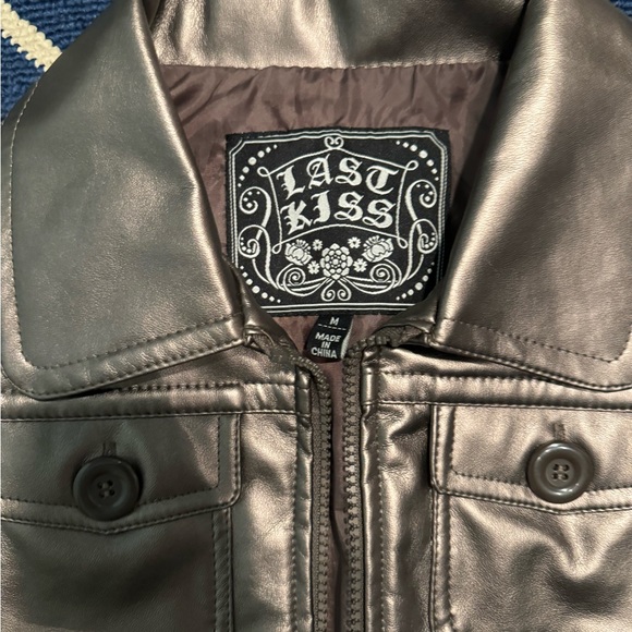 Vintage Metallic Moto Jacket - Picture 3 of 6